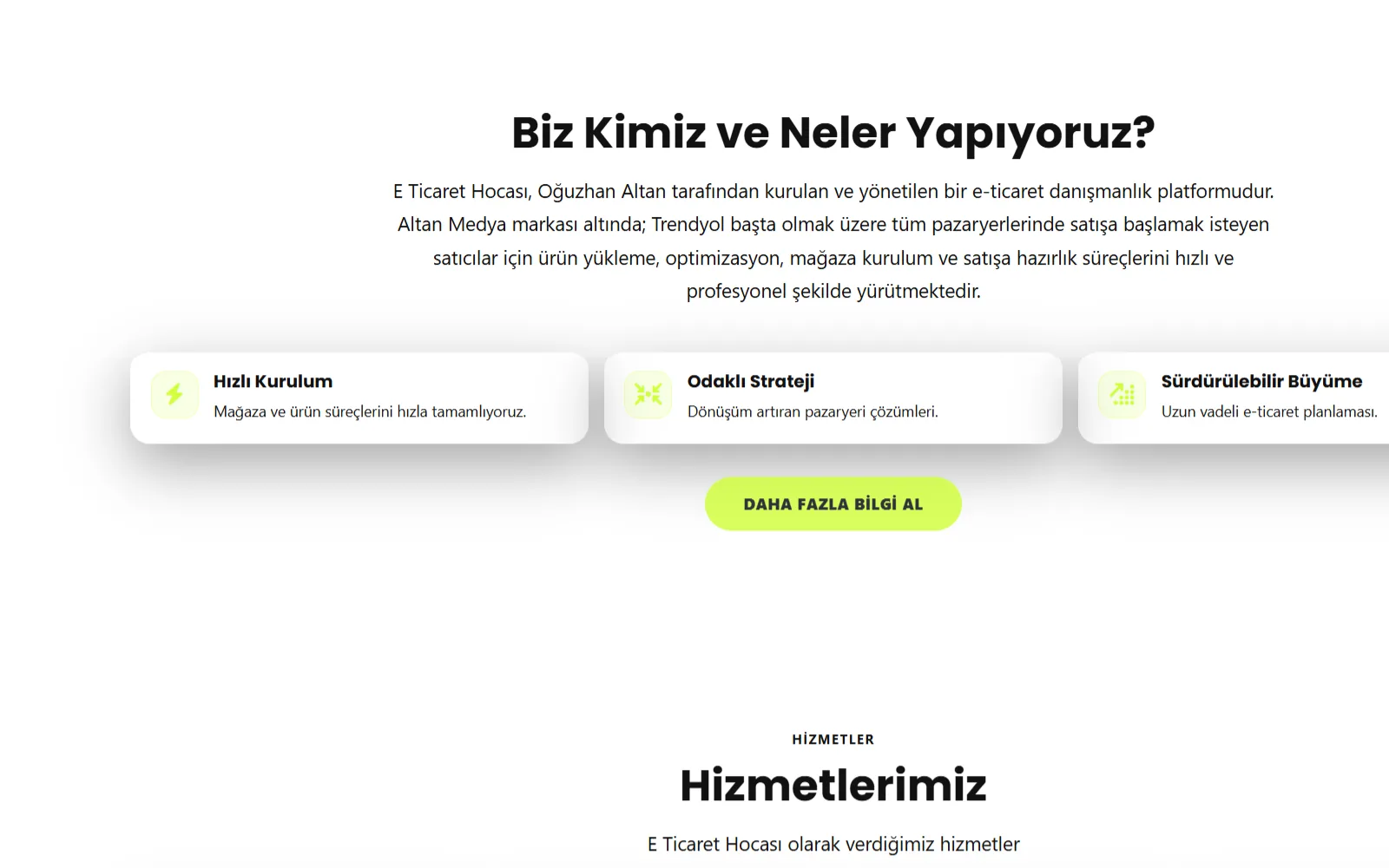 SEO Hizmeti Sakarya web tasarım hizmeti